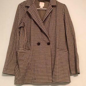 H&M Houndstooth Blazer
